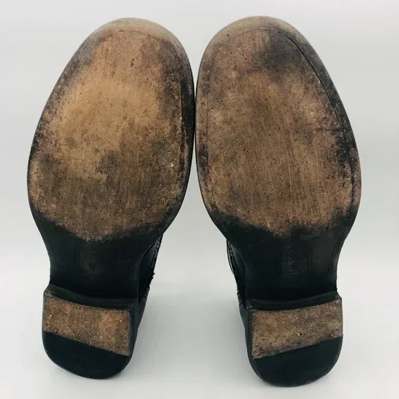 Frye Phillip Lug men\'s Black Wingtip Chukka boots. Frye | Shoes | Frye Phillip Lug Wingtip Boot | Poshmark main image 4